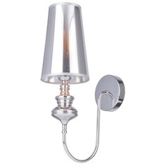 Настенный светильник Arte Lamp Anna Maria A4280AP-1CC, E27, 40 Вт, кол-во ламп: 1 шт., цвет арматуры: хромовый, цвет плафона: серый