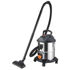 Профессиональный пылесос FoxWeld FTL VC 20, 1200 Вт, металл/черный