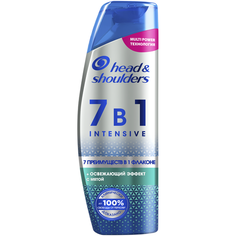 Head & Shoulders шампунь 7 в 1 Intensive Освежающий эффект с мятой, 270 мл