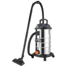 Профессиональный пылесос FoxWeld FTL VC 30, 1500 Вт, металл/черный