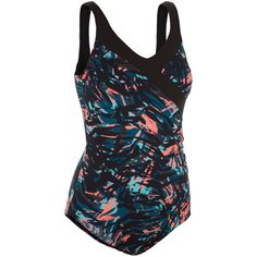 Купальник Decathlon Karli Boo, размер L (44), черно-оранжевый