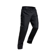 Брюки верхние водонепроницаемые для горных походов мужские MH500 QUECHUA Х Decathlon Черный 48 (L34)