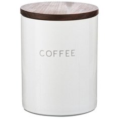 Контейнер для хранения кофе Smart Solutions, 650 мл, с деревянной крышкой