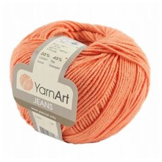 YarnArt Пряжа YarnArt Jeans (55% хлопок, 45% акрил) 50 гр, 160 м, 23 морковный