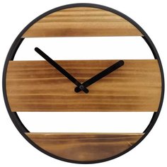 Часы настенные кварцевые Apeyron ML200929 черный/дерево