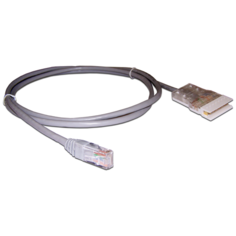 Патч-корд Lanmaster LAN-45 RJ-45 - S-110 (P4) CAT5e U/UTP, 1 шт., серый, 1 м