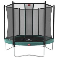 Каркасный батут Berg InGround Favorit + Safety Net Comfort 330 330х330х200 см green