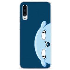 Силиконовый чехол "Подушка синий фон" на Samsung Galaxy A30s / Самсунг Гэлакси А30s Case Place