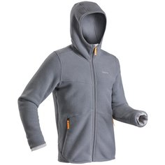 Толстовка флисовая теплая для походов мужская SH100 U-WARM. QUECHUA Х Декатлон S Decathlon