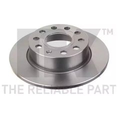 Тормозной диск задний NK 204789 253x10 для Skoda, Volkswagen, Audi, SEAT