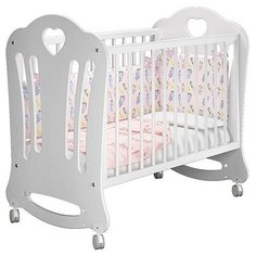 Кроватка детская Bebo Eva, белая, без декора