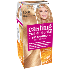 LOreal Paris Casting Creme Gloss стойкая краска-уход для волос, 8031 светло-русый золотистый пепельный
