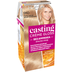 LOreal Paris Casting Creme Gloss стойкая краска-уход для волос, 910 очень светло-русый пепельный