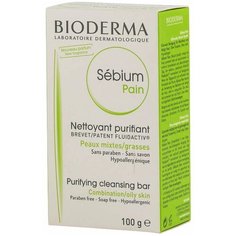 Bioderma Мыло Sebium Purifying Cleansing Bar, 100 г