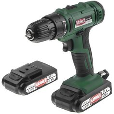 Аккумуляторная дрель-шуруповерт Hammer ACD18BS Li-Ion 2.0 А·ч 18 В х2 кейс