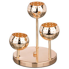 Подсвечник AGNESS золотой