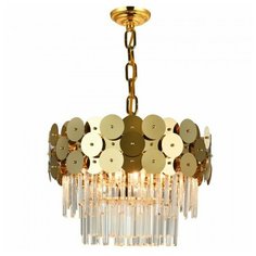 Подвесная люстра Natali Kovaltseva BEYOND 76015/10C GOLD 10*40W золото