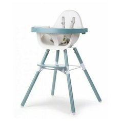 Стульчик для кормления CHILDHOME EVOLU 2 (Удлинитель+столешница+подножка) JADE GREEN CHEVOPJG