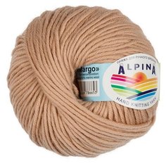 Пряжа Alpina Margo, 100% мериносовая шерсть, 10*50 г, 75 м+-4 м, №04, бежевый