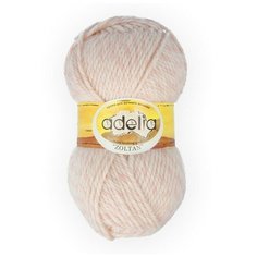 Пряжа Adelia Zoltan, 100% шерсть, 5*100 г, 115 м+-5 м, №119, светло- розовый, белый