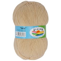 Пряжа Alpina Vera, 55% акрил, 45% хлопок, 5*100 г, 280 м+-15 м, №30, бежевый