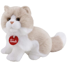 Мягкая игрушка Trudi Кошка Гиада бежево-белая 23 см 23 см