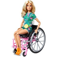 Кукла Barbie Fashionistas Блондинка в инвалидном кресле, GRB93