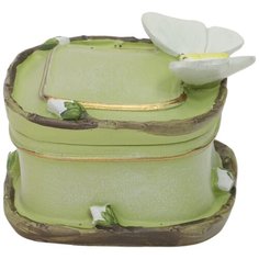 Шкатулка Стрекоза, под старину 8x7x5см, Glasar ГЛАСАР