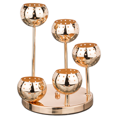 Подсвечник AGNESS золотой