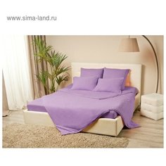 Простынь на резинке Купу- Купу 90х200/20см, сиреневый, трикотаж 130г/м хл100% 1089217 Kupu Kupu