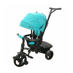 Велосипед Moby Kids 3кол. Rider 360, 10x8 EVA, бирюзовый
