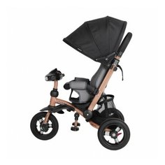 Велосипед- коляска Moby Kids 3кол. Stroller trike 10x10 AIR Car, черный, золот. металлик