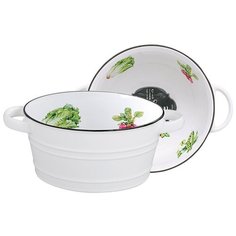 Салатник "Кухня в стиле "Ретро" 16 см, фарфор, Easy Life, EL-R1617_KIBK