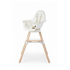 Стульчик для кормления EVOLU ONE80 Natural/WHITE 2 in 1 + BUMPER Childhome