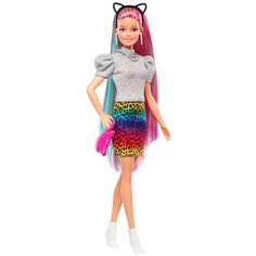 Кукла Barbie с разноцветными волосами, GRN81