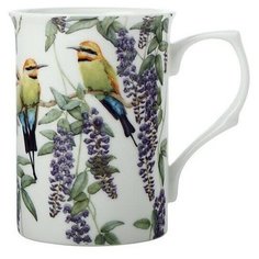 Кружка "Пчелоед на глицинии" в подарочной упаковке 300 мл, материал костяной фарфор, Maxwell & Williams, MW638-JY0008