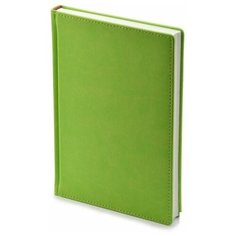 Ежедневник недатированный А5 Альт Velvet (136 листов) обложка кожзам, салатовая (146х206мм)