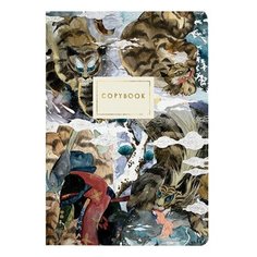 Блокнот 32л, А6 Bruno Visconti "Гравюра", клетка, кремовый блок, soft- touch, 40шт. (7-32-001/08)