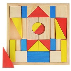 Деревянный конструктор Щепочка рамка, 30 деталей (D0887)