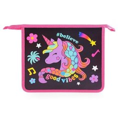 Папка для тетрадей "Единорог" формат А5, на молнии Centrum