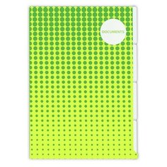 Папка пластиковая А4 "Зеленый горох Феникс