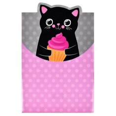 Папка пластиковая на липучке А4 "Кот Феникс