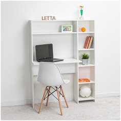 Стол-стеллаж письменный компьютерный рабочий Ультра 1088х1418х400 Letta