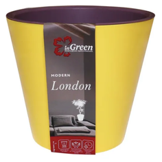 Горшок для цветов London 19 см, 3,3 л, спелая груша In Green