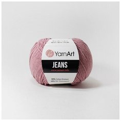 Пряжа YarnArt Jeans (Джинс) 65 сиреневый 55% хлопок, 56% полиакрил 50г 160м 5шт