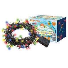 Гирлянда TDM ЕLECTRIC СГ100, 1000 см, 100 ламп, разноцветные диоды/зеленый провод