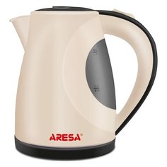 Чайник электрический ARESA AR-3456 1л нержавейка бежевый