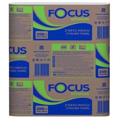 Салфетки для диспенсера Focus Optimum 1-сл 250 шт/уп 180х240 мм