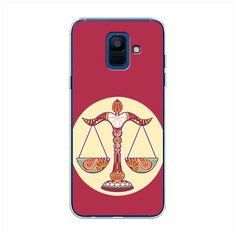 Силиконовый чехол "Весы" на Samsung Galaxy A6 / Самсунг Галакси А6 Case Place