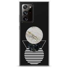 Силиконовый чехол "Пирамида из кругов" на Samsung Galaxy Note 20 Ultra / Самсунг Галакси Ноут 20 Ультра Case Place
